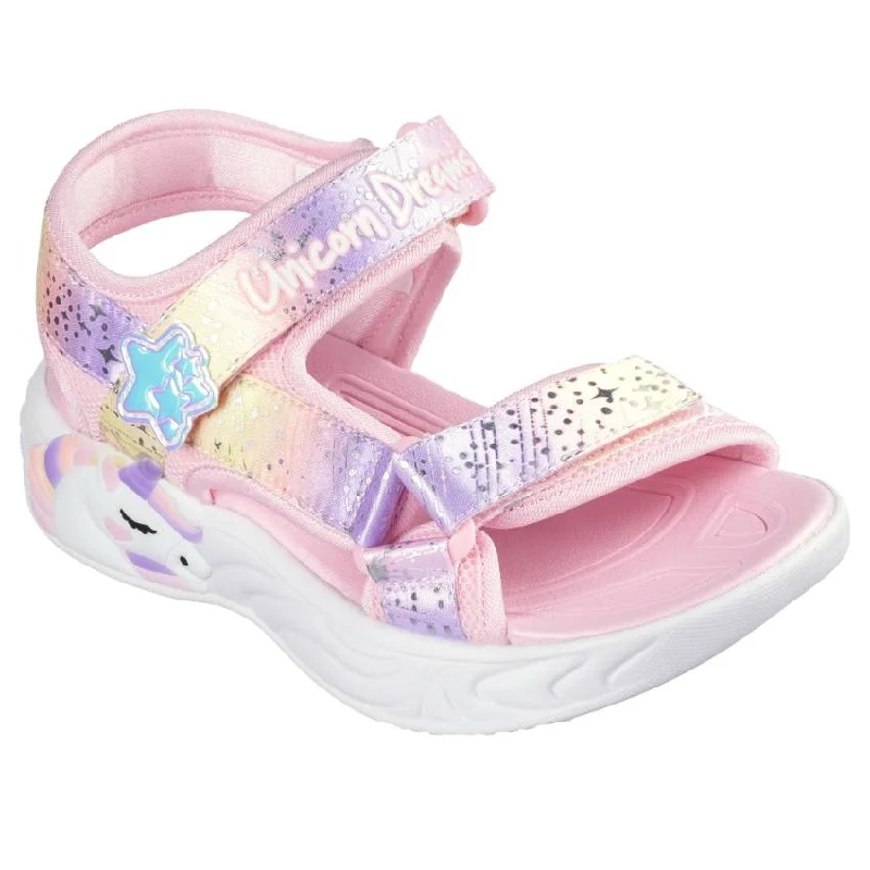 Claquettes Skechers S-Lights: Unicorn Dreams – Majestic Bliss (Enfant)
