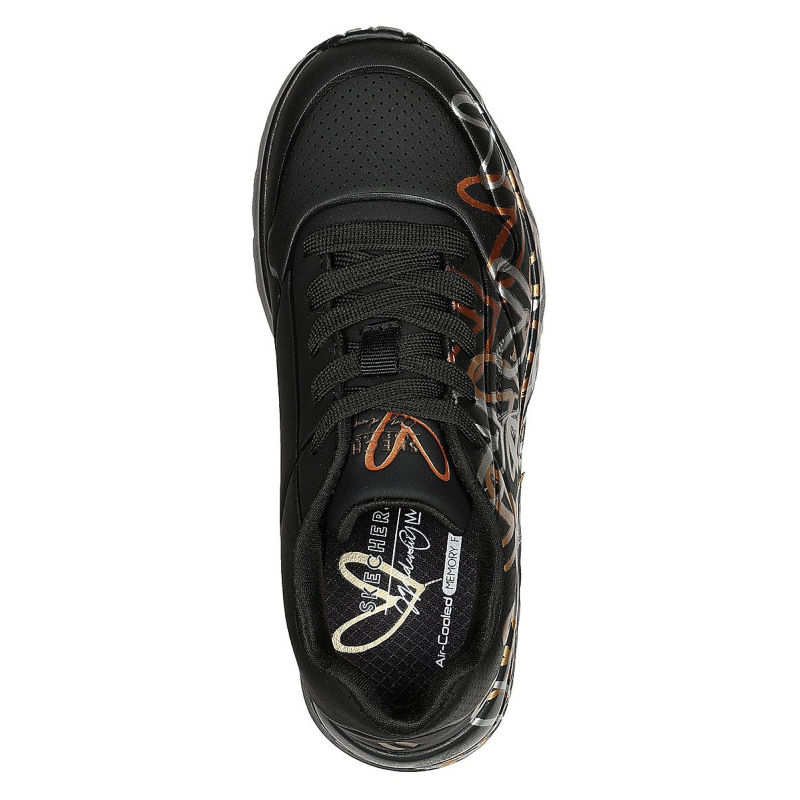 Chaussures Skechers Street™ x JGoldcrown : UNO Lite – Metallic Love (Enfant)