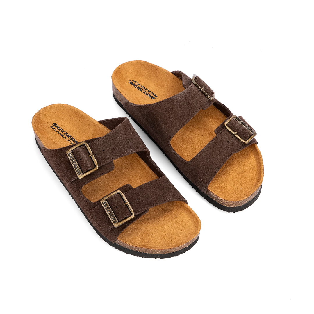 Claquettes Skechers Relaxed Fit® : Aidan – Leelan (Homme)