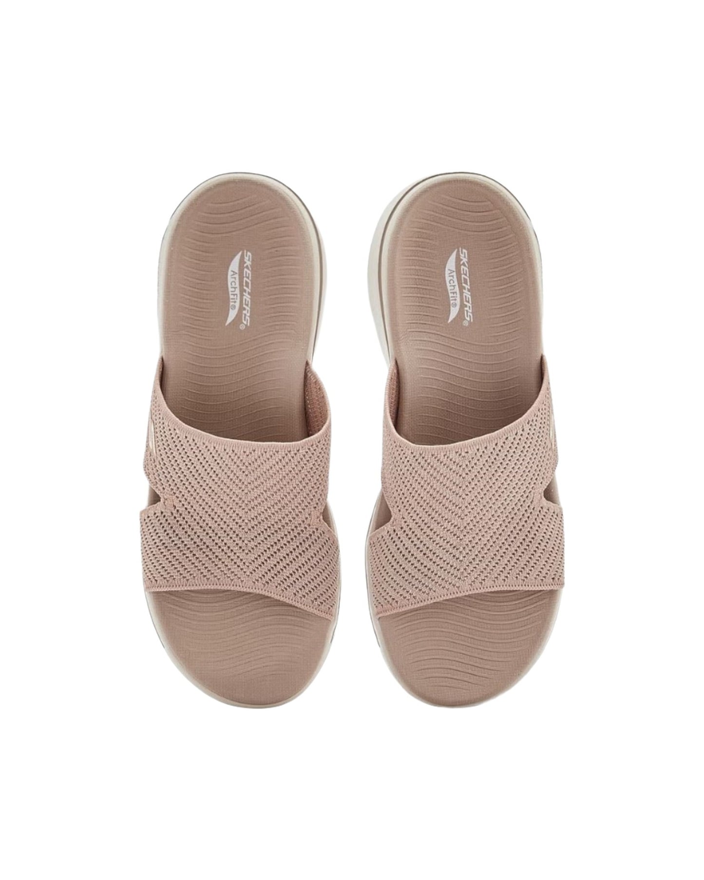 Skechers Arch Fit Allure – Claquettes noires (Femme)