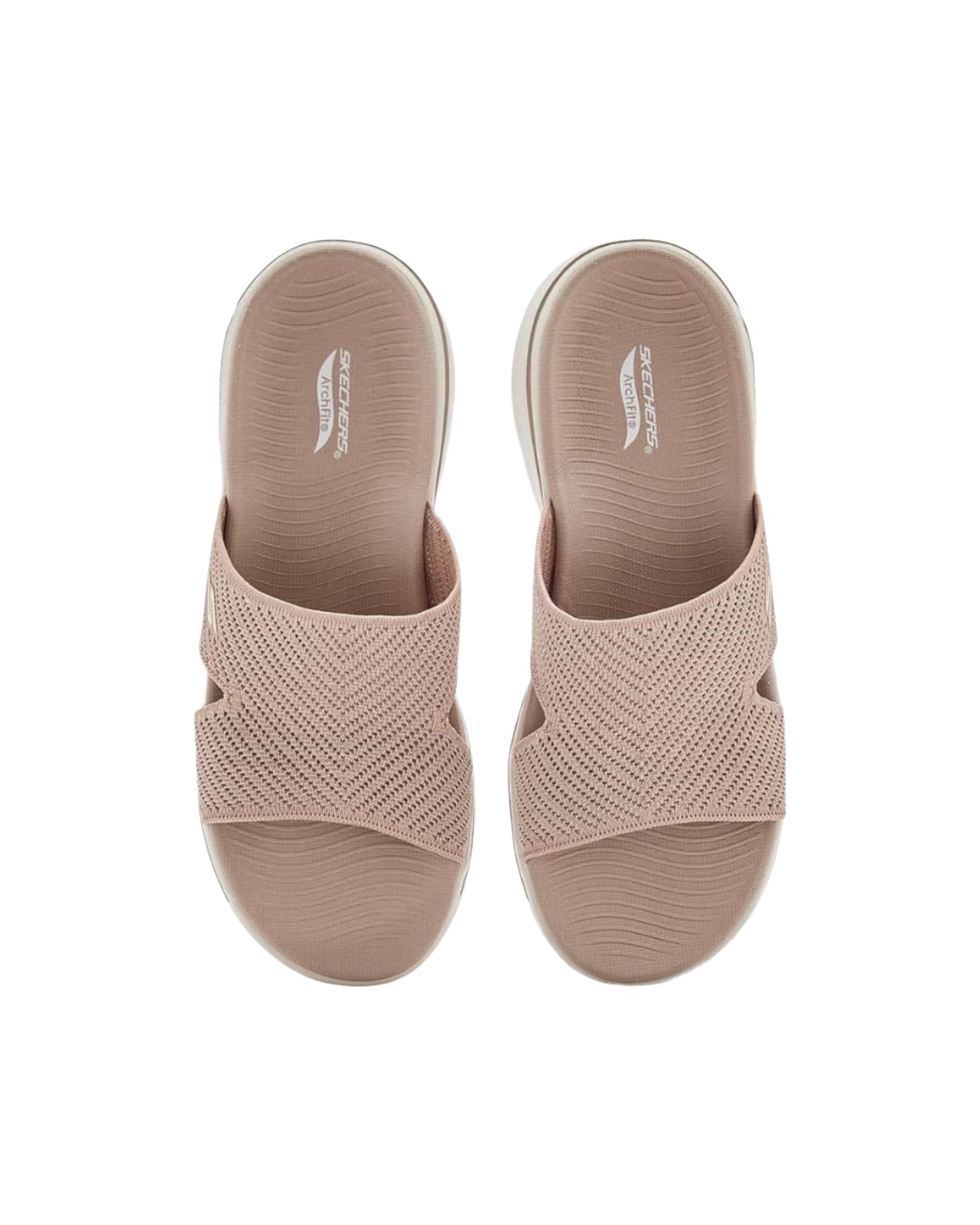 Skechers Arch Fit Allure – Claquettes noires (Femme)