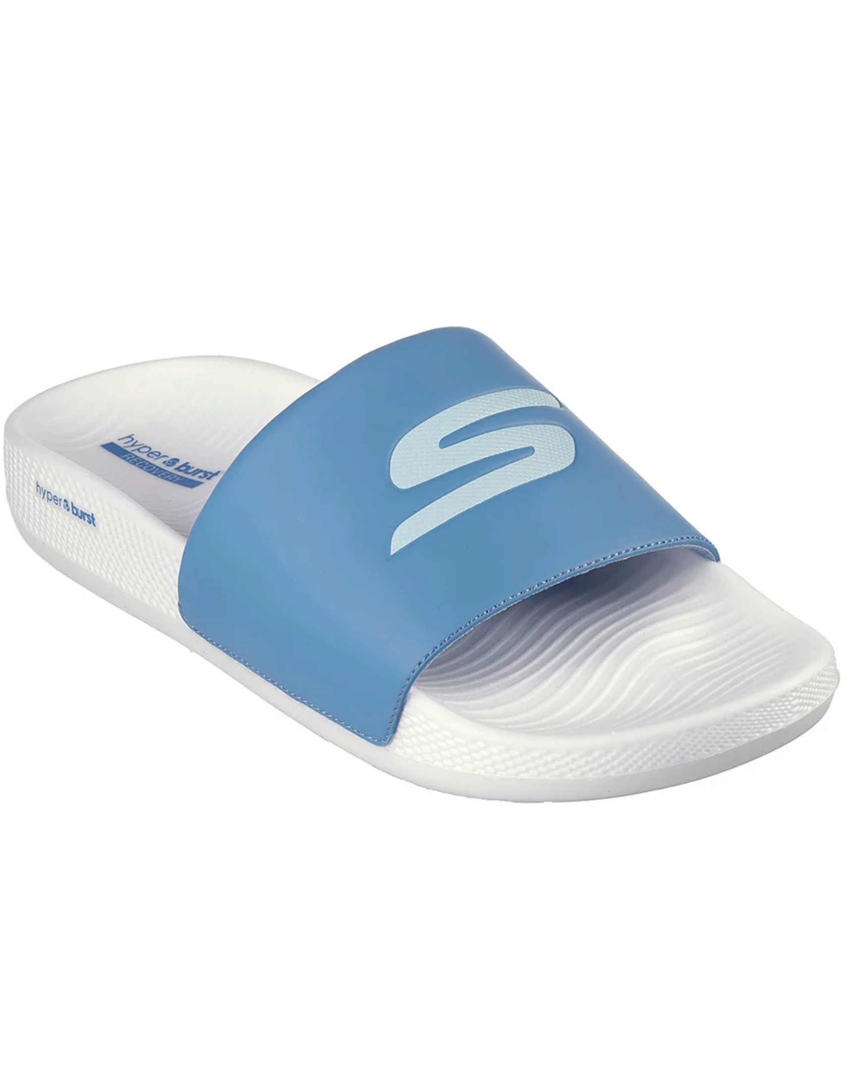 Claquettes Skechers Hyper Slide – Deriver (Homme) WHITE blue