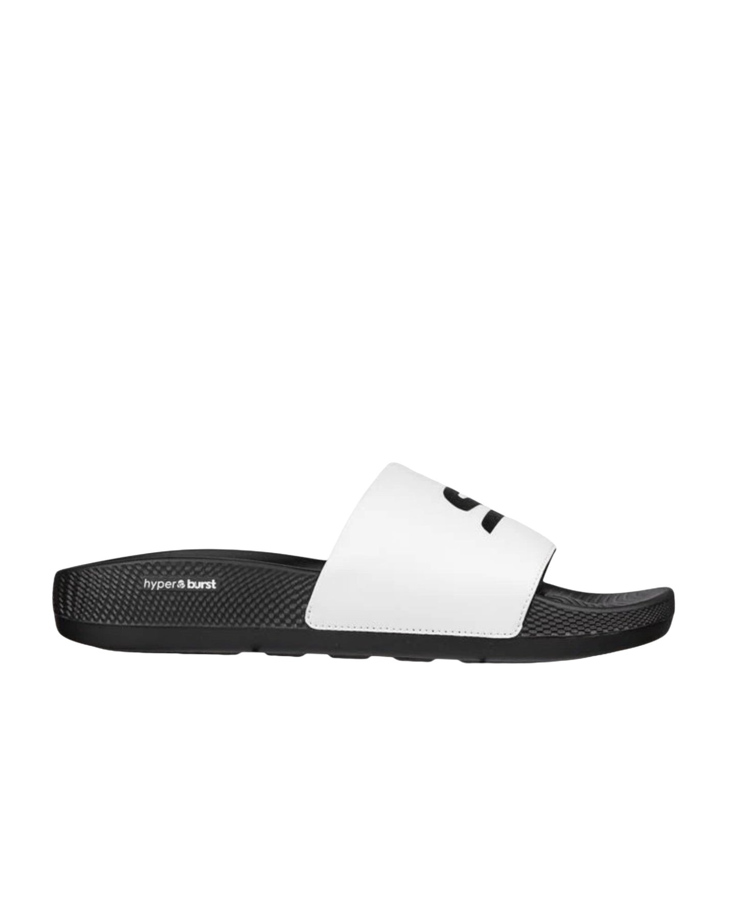 Claquettes Skechers Hyper Slide – Deriver (Homme) BLACK WHITE