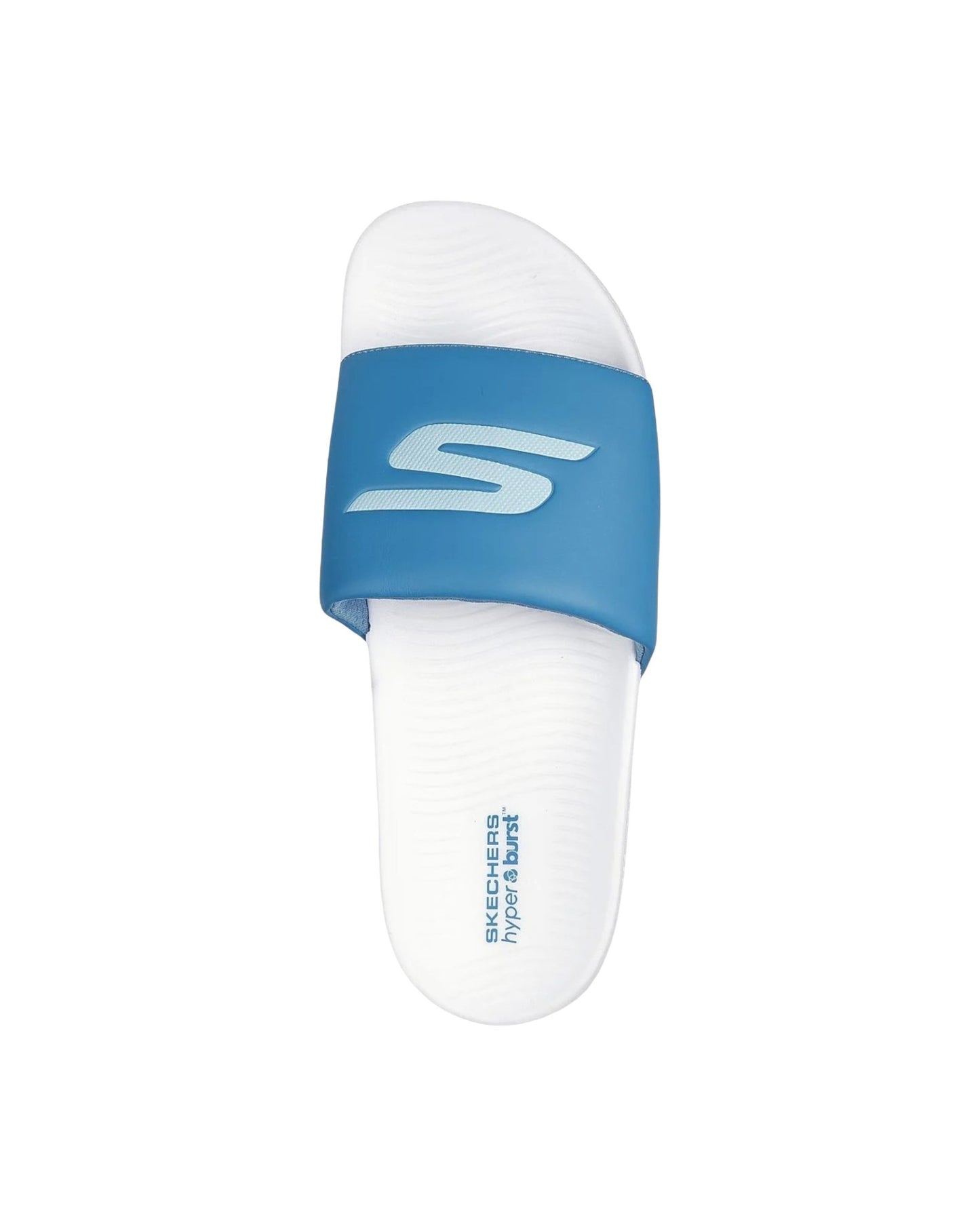 Claquettes Skechers Hyper Slide – Deriver (Homme) WHITE blue