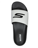 Claquettes Skechers Hyper Slide – Deriver (Homme) BLACK WHITE